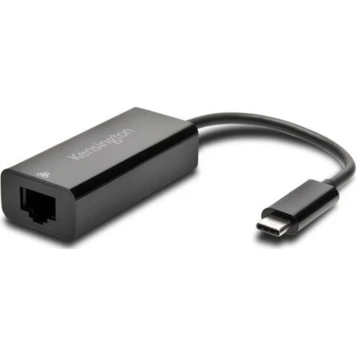 Adaptador de rede Kensington USB Type-C para Ethernet Ca1100e Preto K33475WW