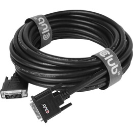 CÂBLE DVI-D VERS DVI-D 10M/M/M CAC-1220 CLUB3D