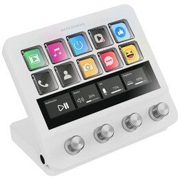Stream Deck Mars Gaming MSD-PRO/ 10 touches LCD + 4 cadrans personnalisables/ Blanc