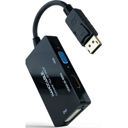 Nanocable 10.16.3301-ALL Videokabeladapter 0,2 m DVI-D + VGA (D-Sub) + HDMI