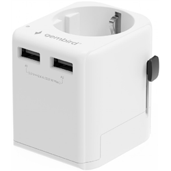 Netzteil eu auf univ. 12w/wht tpa-eu2a12-01-w gembird