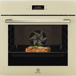 Electrolux LOE8F38S SteamBake, 72L four multifonction avec fonction vapeur pour une cuisson parfaite, Crème