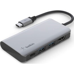Adaptateur multimédia Belkin USB-C vers USB-C PD 2x USB 3.0 HDMI 4k 100w