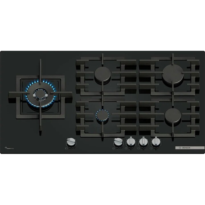 Placa de gas Bosch Serie 6 PPM9A6I40 Integrado 90 cm 5 zonas Negro