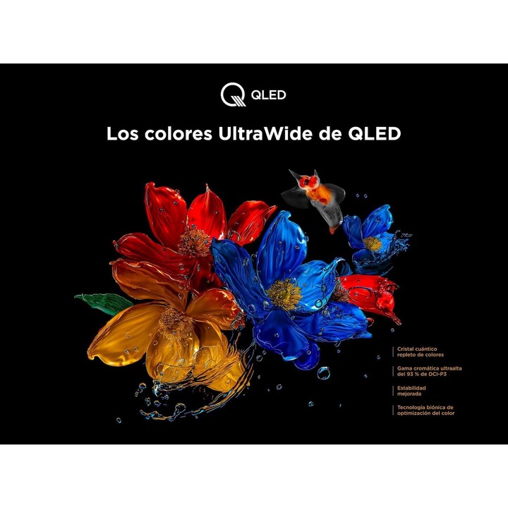 TCL 50-inch 4K Ultra HD TV 3840 x 2160 pixels Flat 16:9 QLED 50T69C