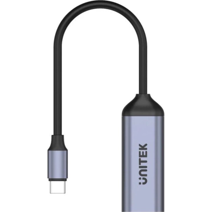 UNITEK V1415A Adaptateur USB Type C vers DisplayPort 0,15 m Gris Aluminium