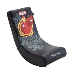 X Rocker Marvel™ Iron Man Floor Rocker Gaming Chair for Kids & Teens - Black