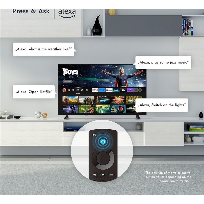 Téléviseur intelligent LED HD 32 pouces Thomson 32HF2S34 avec Fire TV