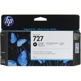 CARTUCHO HP 727 PRETO PHOTO DESIGNJET T1500 T2500 T920