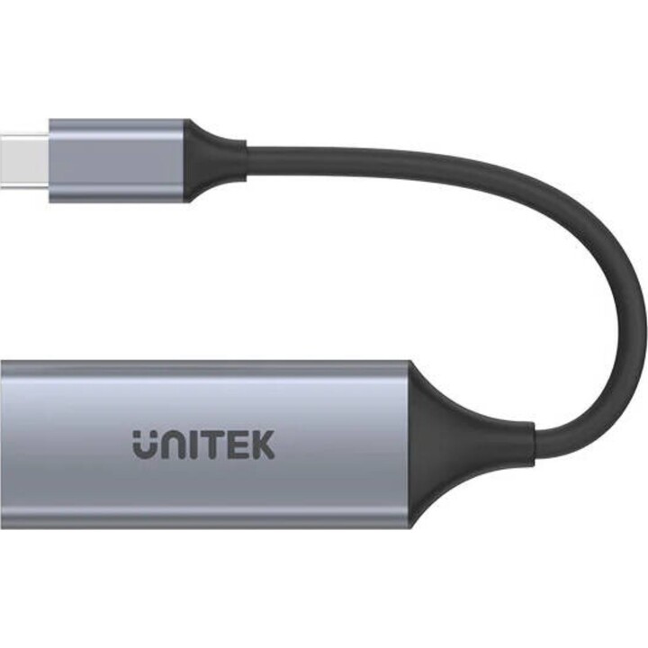 Unitek USB-C to RJ45 Adapter, Plug and Play, Space Gray