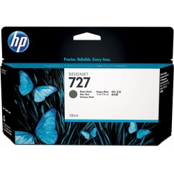 CARTOUCHE HP 727 NOIR MAT DESIGNJET T1500 T2500 T920