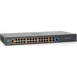 Conmutador de capa 3 cnMatrix EX2028-P de 28 puertos (24 Gigabit 802.3af/at PoE, 4 SFP+) con gestión en la nube (MX-EX2028PxA-U)