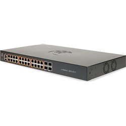 cnMatrix EX1028 **Comutador Gigabit Ethernet de 24 Portas** com 4 SFPs, **Layer 2**, Gestão Cloud