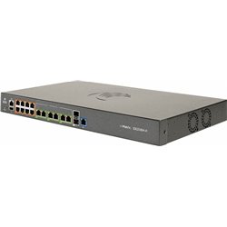 cnMatrix EX2016M-P, **Comutador Ethernet PoE Inteligente**, 8x 1Gbit + 6x 2.5Gbit + 2x SFP+ portas