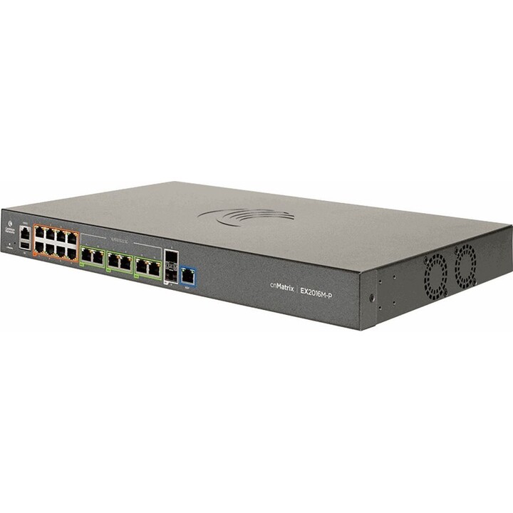 cnMatrix EX2016M-P, Switch Ethernet PoE intelligente, 8 porte da 1 Gbit + 6 porte da 2,5 Gbit + 2 porte SFP+