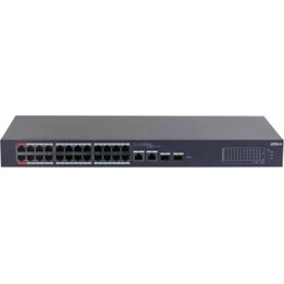 Conmutador | DAHUA | CS4226-24ET-375 | Tipo L2 | Escritorio/Pedestal | 24 puertos PoE | 375 vatios | DH-CS4226-24ET-375