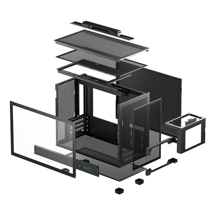 DeepCool CH160 PLUS Small Form Factor (SFF) Schwarz