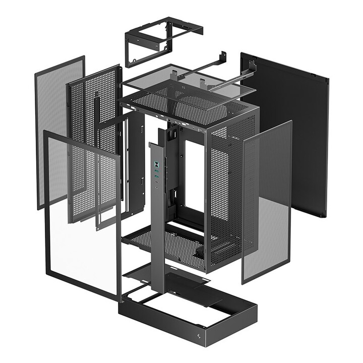 DeepCool CH170 PLUS Torre Negro