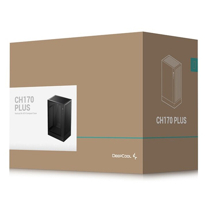 DeepCool CH170 PLUS Tower Schwarz