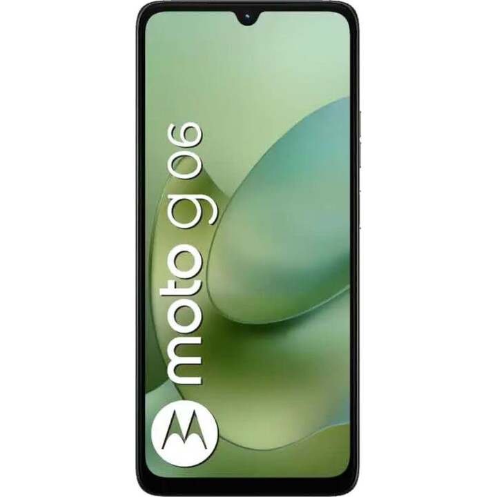 Motorola Moto G06, 4GB 256GB, schermo da 6,88 pollici, 5200mAh, Tendril Green