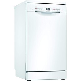 Bosch Serie 2 SPS2IKW10E, lavastoviglie a libera installazione da 45 cm per 9 coperti con EcoSilence Drive, bianco