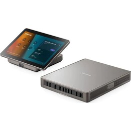 O ViewSonic for MTR Room Kit inclui um mini-PC e um ecrã tátil