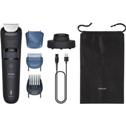 Aparador de barba Philips Série 5000 BT5780/15 com apanhador de pêlos