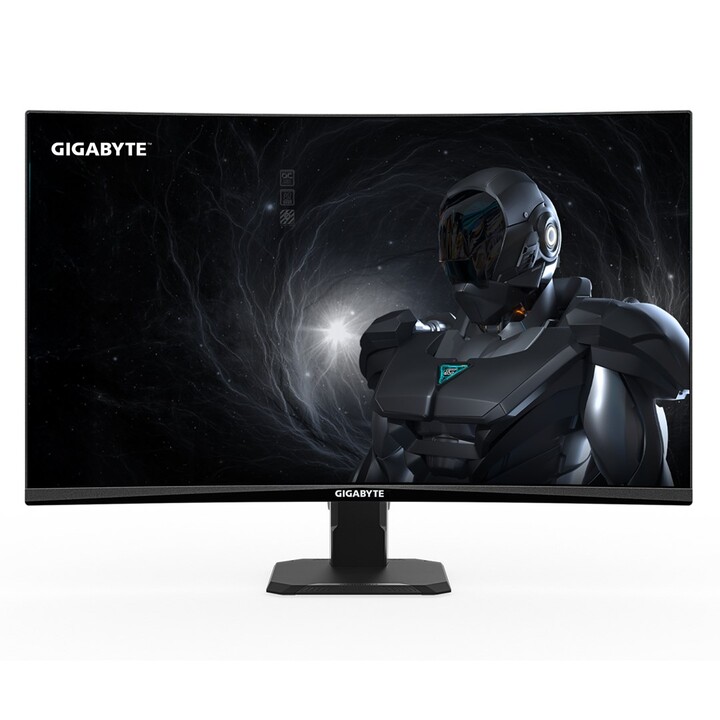 Monitor gamer curvo GIGABYTE GS27FC2 27" FHD - 1920 x 1080, 240 Hz, 1 ms, 350 cd/m², compatível com HDR, HDMI 2.0, Displayp
