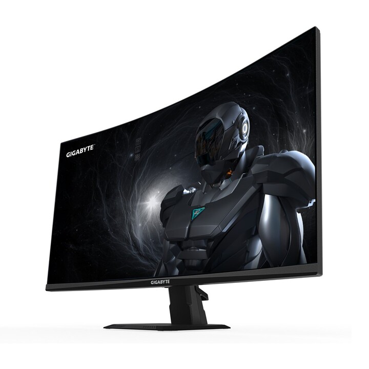 Monitor gamer curvo GIGABYTE GS27FC2 27" FHD - 1920 x 1080, 240 Hz, 1 ms, 350 cd/m², compatível com HDR, HDMI 2.0, Displayp