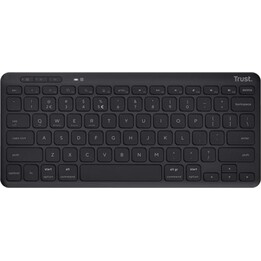 Trust Lyra Universal RF Wireless + Bluetooth Tastatur QWERTY US Englisch, Schwarz