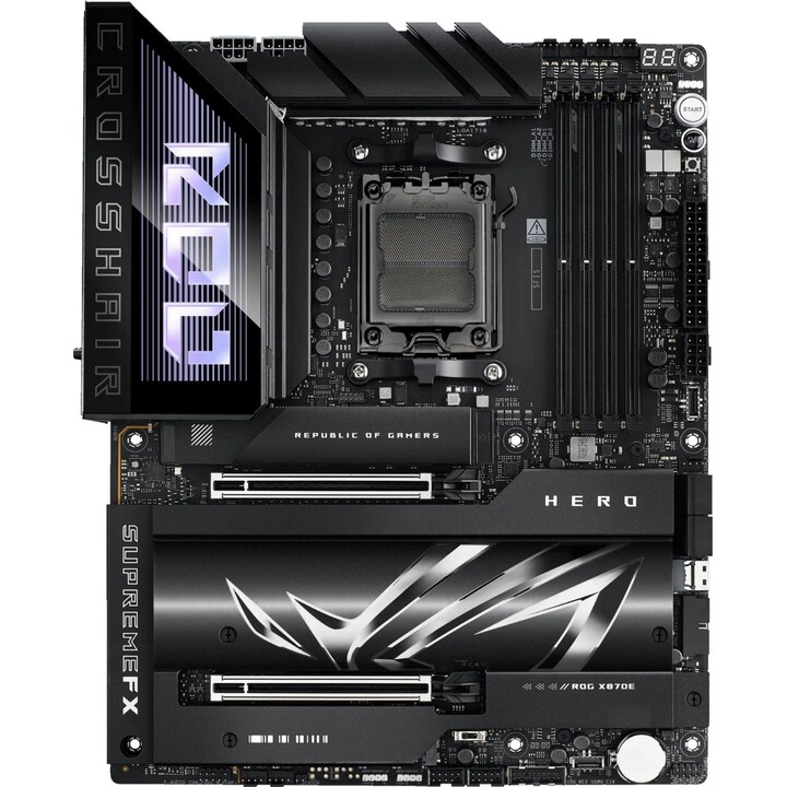 ASUS ROG Crosshair X870E Hero - AMD ATX Motherboard, 18+2+2 Power Stages, DDR5