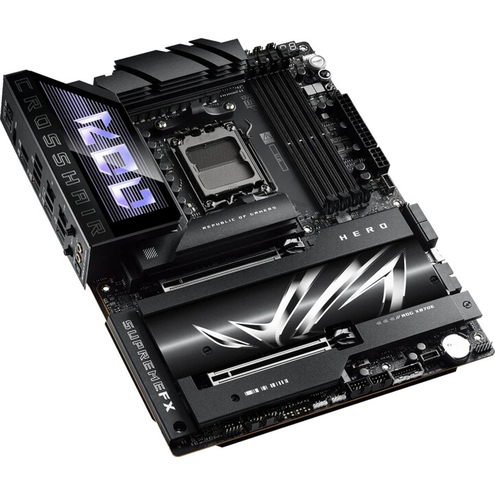 ASUS ROG Crosshair X870E Hero - AMD ATX Motherboard, 18+2+2 Power Stages, DDR5