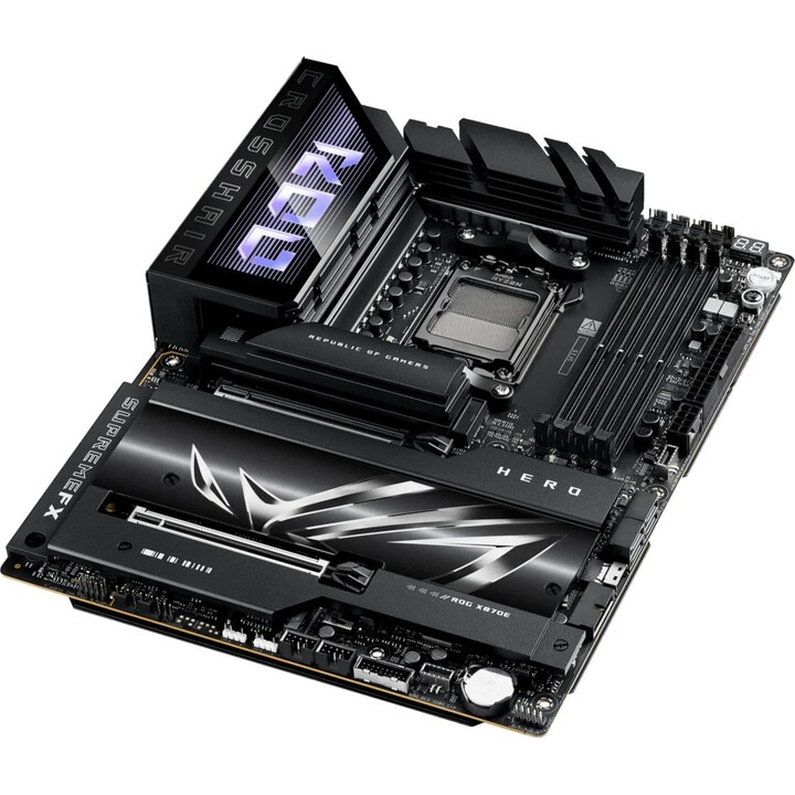 ASUS ROG Crosshair X870E Hero - AMD ATX Motherboard, 18+2+2 Power Stages, DDR5