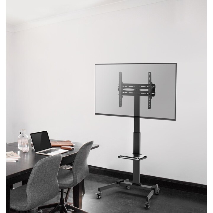 Gembird TVS-55T-01 Support TV inclinable avec roulettes, 32" - 55", noir