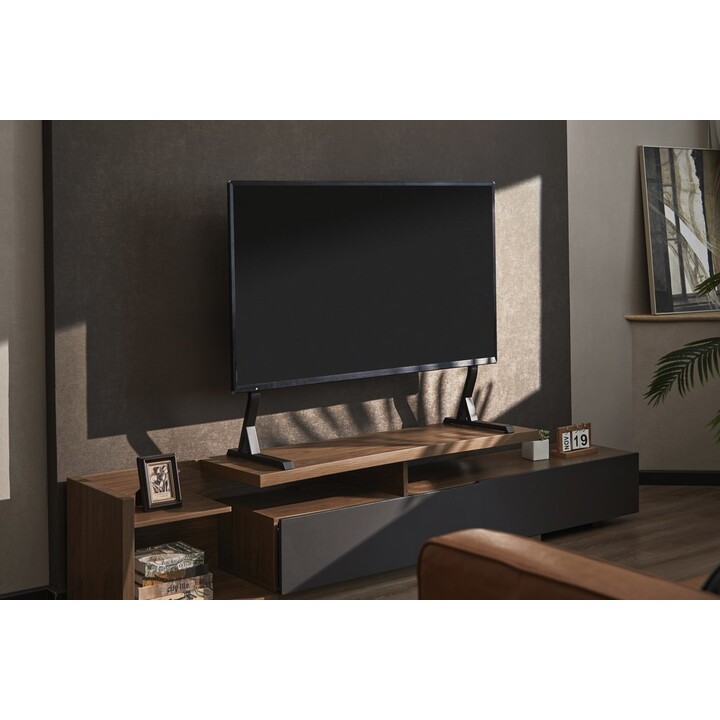 Supporto TV da tavolo Gembird TVS-D90F-01, 45" - 90", nero