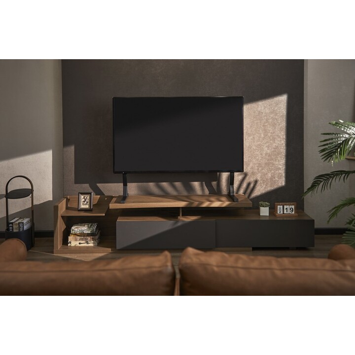 Gembird TVS-D90F-01 Meuble TV de table, 45" - 90", noir