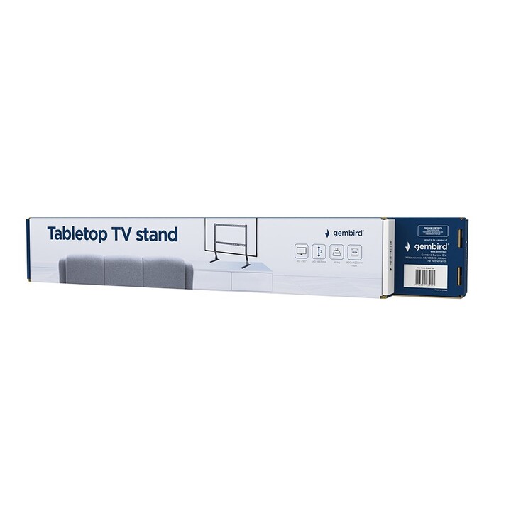 Supporto TV da tavolo Gembird TVS-D90F-01, 45" - 90", nero