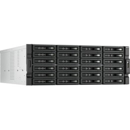 Caja JBOD de 24 bahías con interfaz PCIe, compatible con unidades SATA para expansión de escala petabyte