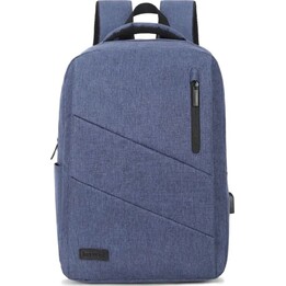 Subblim City-Rucksack für Laptops bis zu 15,6", USB-Anschluss, blau