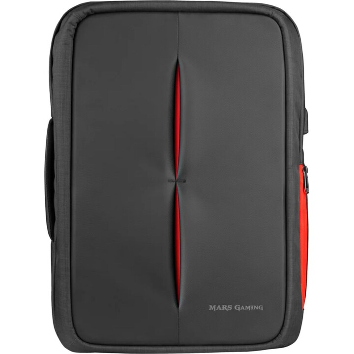 Mars Gaming MB2 Laptop Backpack Up to 17", USB Port, Anti-Theft, Waterproof