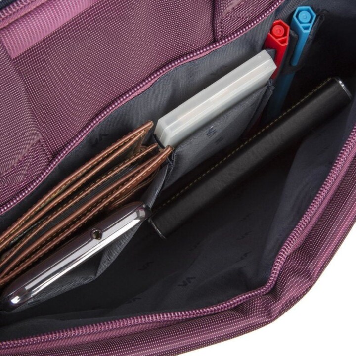 Rivacase Central 8231 Maletín Para Portátil Hasta 15.6" púrpura