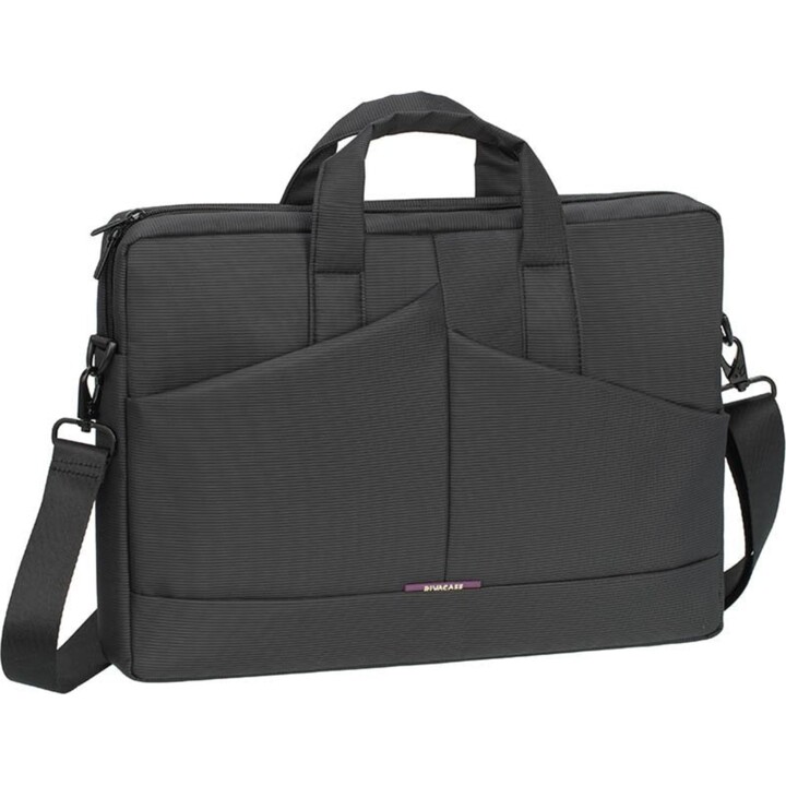 Rivacase 8731 Bolso para portátil Diagonal plus gris de 15,6"