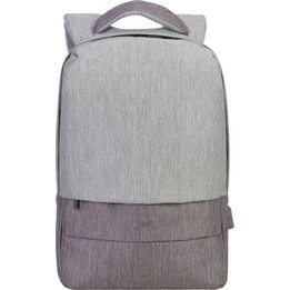 Rivacase Mochila antirrobo para portátil 7562 gris/moca de 15,6"