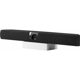 Barra de videoconferencia 4K con enfoque activo en el orador