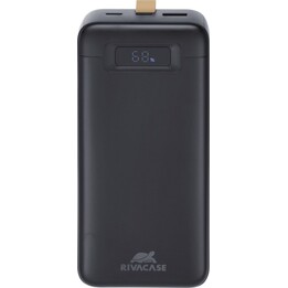 Rivacase VA1083 Power Bank (30000 mAh), Black, PD 65W, with LCD, for Laptops