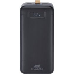 Rivacase VA1083 Power Bank (30000 mAh), Black, PD 65W, with LCD, for Laptops