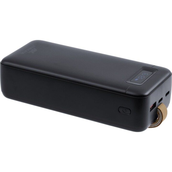 Rivacase VA1083 Power Bank (30000 mAh), nero, PD 65W, con LCD, per computer portatili