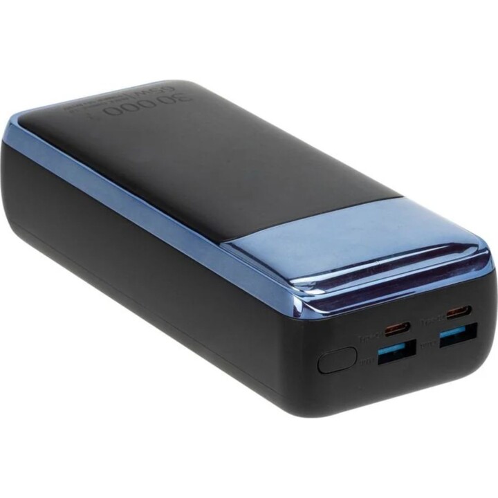 Batería portátil VA1080 (30000 mAh), color negro, QC/PD, 65 W, con pantalla LCD, para portátiles