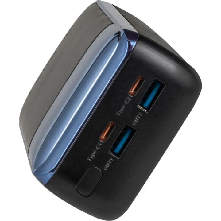 Batería portátil VA1080 (30000 mAh), color negro, QC/PD, 65 W, con pantalla LCD, para portátiles