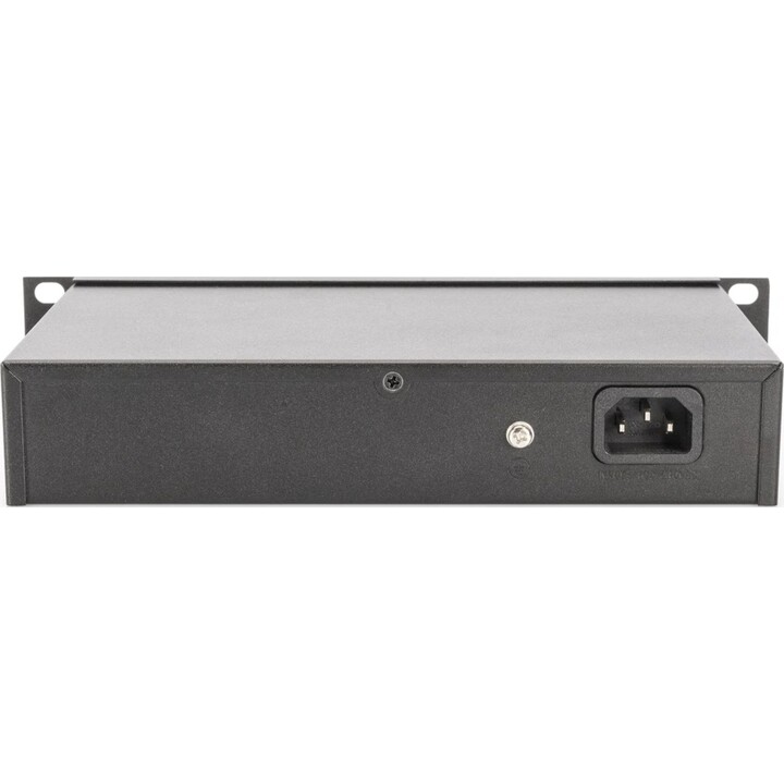 Digitus L2 Managed Gigabit Ethernet PoE Switch, 8 PoE Ports, 10-inch, 80W PoE Budget